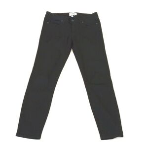 Paige Womens Jeans Sz 27 Black Verdugo Crop Skinny Stretch Basic Layer Comfy